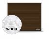 Brama RenoMatic 3000 x 2250 mm, Przetłoczenia M, Woodgrain, kolor RAL 8028 brązowy + prowadzenie Z